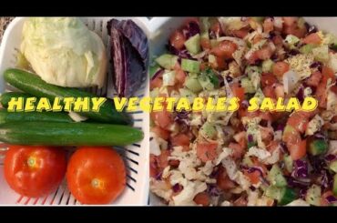 #VegetablesSALAD #HealthyLiving Easy Way to make healthy Salad