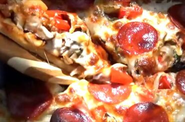 DUTCH OVEN PIZZA AT CAMP  Low Carb Recipe in the Wilderness