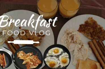 Breakfast ideas: Sausages | Mashed Potatoes | Over Easy Eggs | Food Vlog | Canada |Airi Zaza's Vlog
