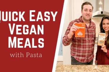 QUICK EASY VEGAN MEAL WITH PASTA | using Tolerant Pasta and Banza Chickpea Pasta Reviews