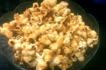 Jaggery Flavoured Popcorn | Caramel Popcorn | Healthy Snack Recipe for Kids | Quick Snack recipe