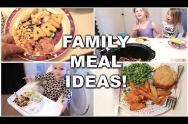 FAMILY MEAL IDEAS! | KIDS DINNER IDEAS! | KERRY CONWAY