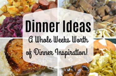 Dinner Ideas I What's for Dinner? I Dinner Inspiration I What we had for dinner this week I