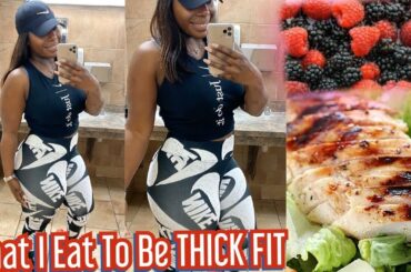 THICK FIT! What I eat in a day! Quick and Cheap Meal Prep Ideas!