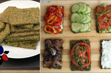 Keto Falafel Flatbread – Keto Vegan Bread, Gluten Free