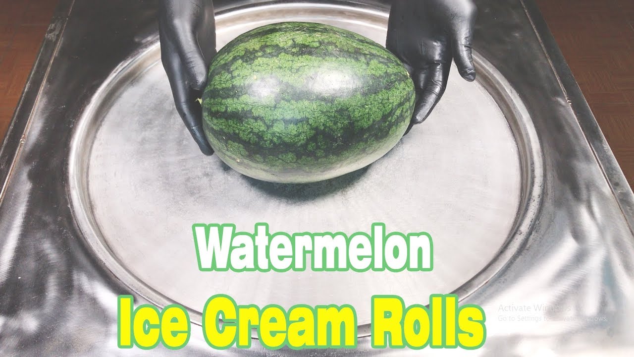 Super Giant Watermelon Ice Cream Rolls ASMR | The Health Benefits of Watermelon Ice Cream Super Giant Watermelon Ice Cream Rolls ASMR | The Health Benefits of Watermelon Ice Cream