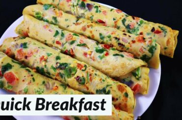 Wheat Flour Rolls | Healthy Tiffin Recipe | breakfast recipes easy and quick | Wheat dosa