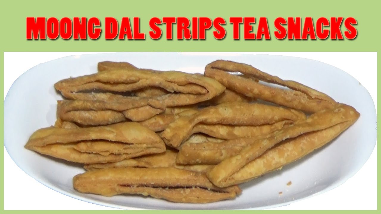 Moong dal strips tea snacks recipe by AQ Meal, Healthy Moong dal Snack Moong dal strips tea snacks recipe by AQ Meal, Healthy Moong dal Snack