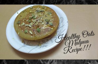 Quick & Easy Healthy Oats Malpua Recipe || Holi special recipes!!!