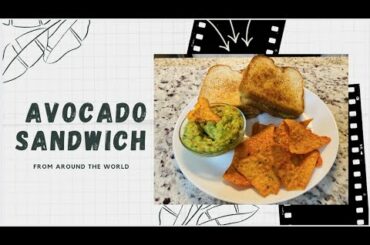 Avocado Sandwich Recipe || Guacamole preparation ||