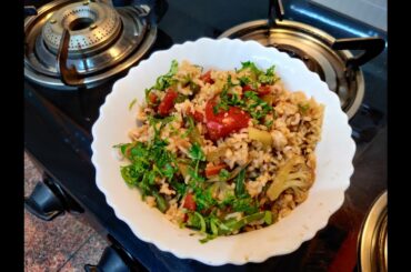 How to Cook Brown Rice in Olive oil | Healthy weight loss recipe