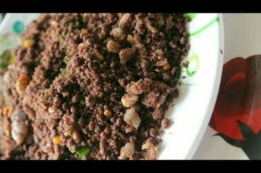Finger millet (ragi) upma - Ragi upma - Cooking with millets - Healthy food recipe