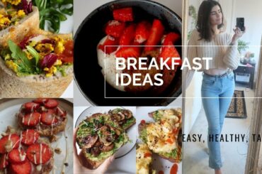 BREAKFAST IDEAS, easy tasty and kind of healthy- what i eat in a week