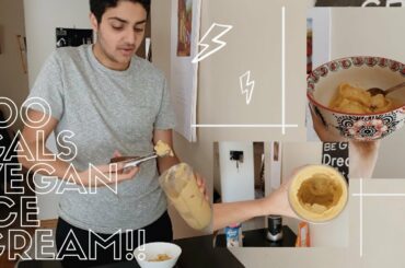 100 calorie healthy vegan ice cream + recipe