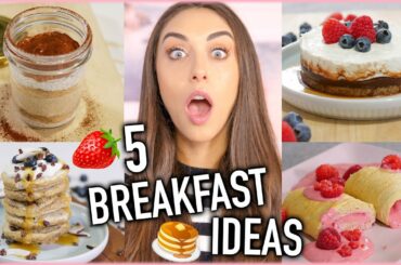 🥞🍓 5 COLAZIONI SANE MA BUONE - BREAKFAST IDEAS con Gaia 🍩