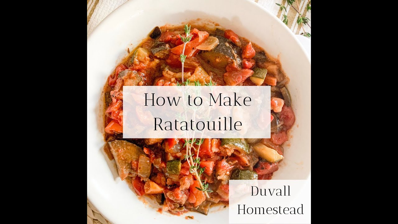 HOW TO MAKE RATATOUILLE | No salt added | Healthy plant-based dinner ideas HOW TO MAKE RATATOUILLE | No salt added | Healthy plant-based dinner ideas