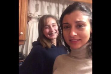 Snack hacks with Bianca ft. Brooke making “Healthy Hot Chocolate”