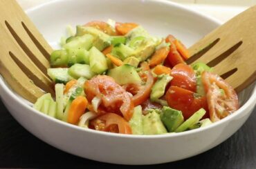 Salads: Cucumber Tomato Avocado Salad Recipe - Cucumber, Tomato, and Avocado Salad