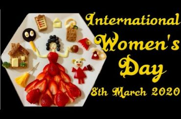Happy International Women's Day 2020. Food art ~ Multi tasking Women.