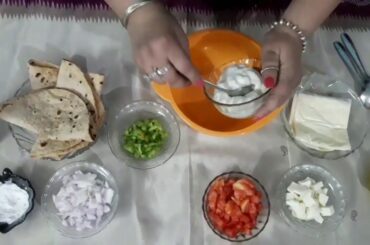 Easy roti sandwich for children.HEALTHY AND EASY....