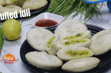 Instant Stuffed Aloo Idli Recipe By Tasted Recipes