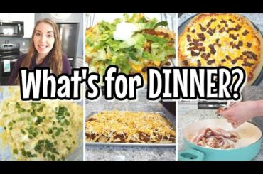 WHAT'S FOR DINNER? // EASY DINNER IDEAS // SIMPLE DINNER RECIPES