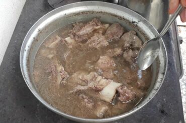 HOW TO COOK BOILED BEEF MEAT ON WOOD STOVE (Easy Lunch-Dinner Ideas)