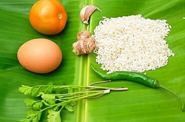 1 Tomato 1 Egg Some Rice And Delicious Lunch Is Ready | Easy Lunch Idea