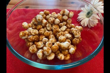 Gud makhana गुड़ मखाना  Recipe | Jaggery Lotus Seeds | Easy and healthy | Vegetarian Snack | Sweet