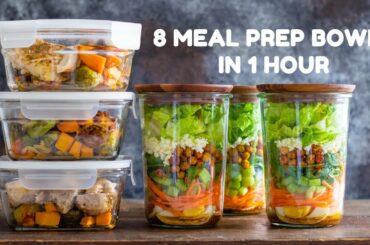 8 Healthy Meal Prep Bowls | Quick & Easy Meal Prep Recipes