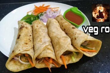 Chappati veg roll in Tamil  / lunch box recipe / Healthy breakfast/ veg Frankie's
