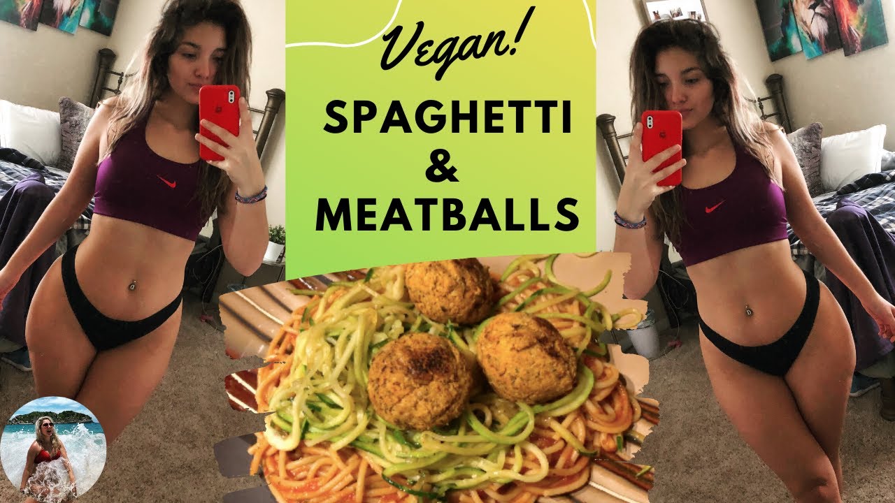 QUICK & EASY VEGAN SPAGHETTI AND MEATBALL RECIPE | Healthy Meal Ideas QUICK & EASY VEGAN SPAGHETTI AND MEATBALL RECIPE | Healthy Meal Ideas