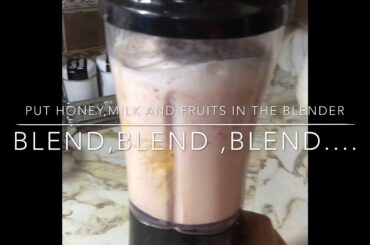 Healthy and easy to prepare Smoothie