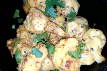 HEALTHY SNACKS | CRISPY CAULIFLOWER  RECIPE | SIDE DISH  BY MARIAM'S RECIPES | EVENING SNACKS