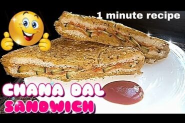 Chana Dal Sandwich recipe by Food Time
