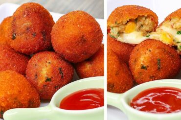 Potato Cheese Balls | Potato Snacks Recipes | Cheesy Snack Recipe | Toasted