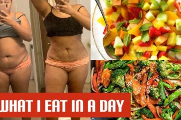 WHAT I EAT IN A DAY TO LOSE WEIGHT | 30 POUNDS IN 30 DAYS
