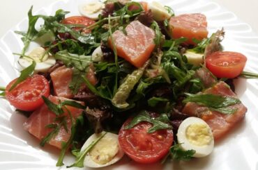 Salmon Salad Recipe | Easy 5 minutes