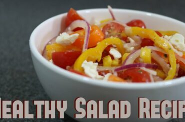 Healthy Tomato Salad Recipe | Low Calorie + Easy to Mod