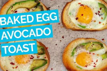 Baked Egg Avocado Toast Recipe