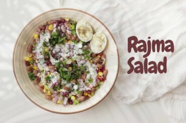EASIEST Rajma Salad | Easy Recipe for Weight Loss | Diet Recipe Indian Style |Under 15 minutes Tasty