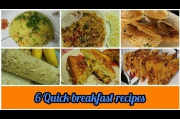 6 Quick breakfast recipes - Breakfast recipes - Breakfast ideas