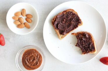 SNACK IDEA Healthy Nutella meal 🍫 | 🍓 وجبة خفيفة وصحية من النوتيلا