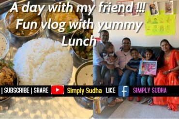 A day with my friend on her Birthday | fun vlog in tamil | Guest Veg lunch menu idea and preparation
