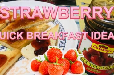 STRAWBERRY 🍓 | QUICK AND EASY FOOD | BREAKFAST IDEAS | VIVQUINTO
