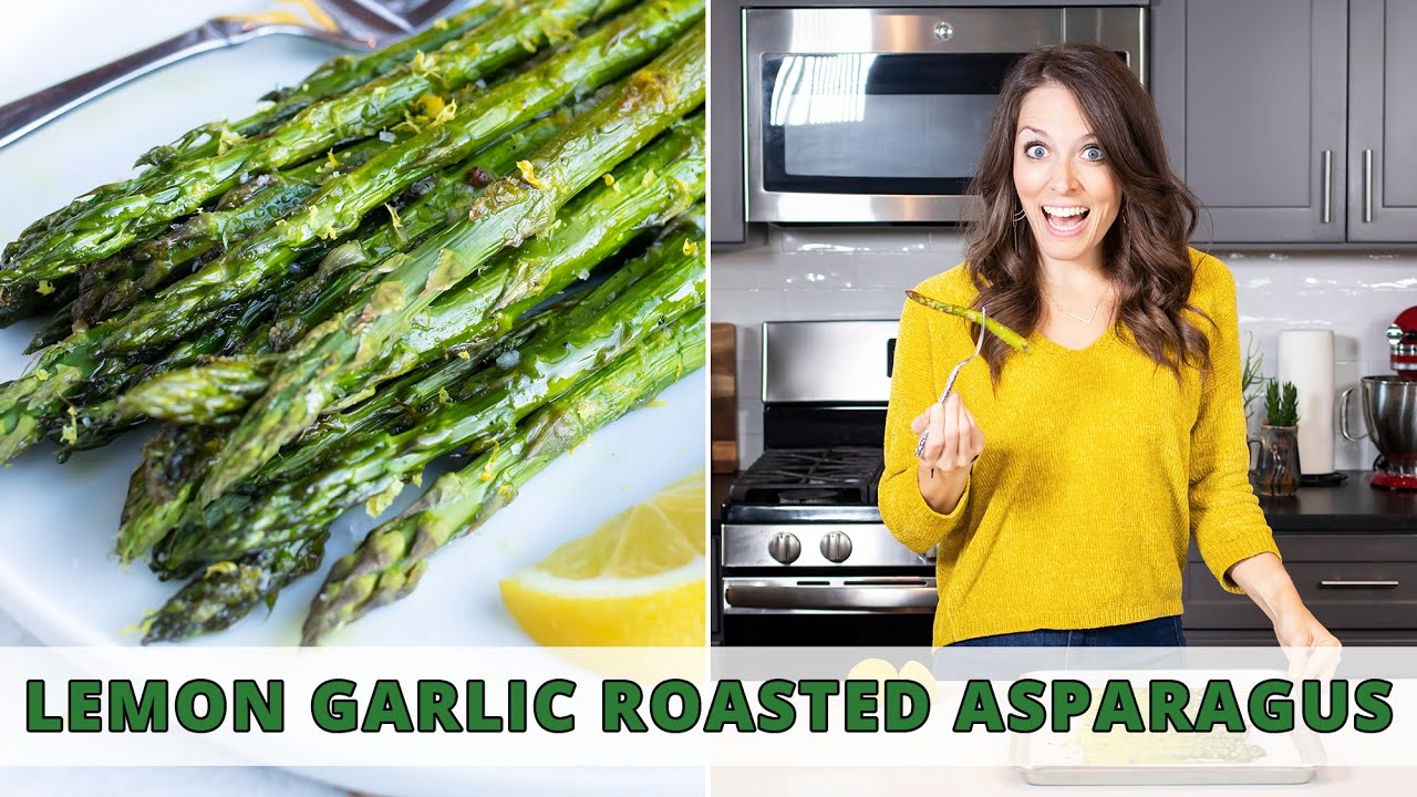 Lemon Garlic Roasted Asparagus (Ready in Under 20 Minutes!) Lemon Garlic Roasted Asparagus (Ready in Under 20 Minutes!)