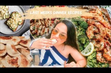 Last Weeks Food MENU | Pinterest Inspired Recipes | Quick Dinner Recipes | Joseline Jimenez