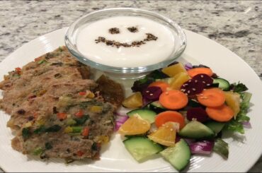 Wow! Organic Aloo Paratha Recipe | Seasoned Potato Flat Bread | Oil-Free . . .