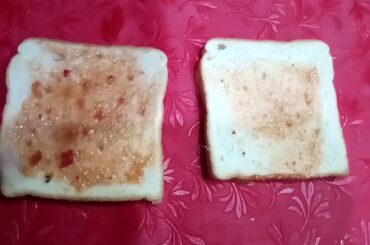 Recipe of a healthy sandwich for dieting. Sehat mand. Sandwich with ketchup