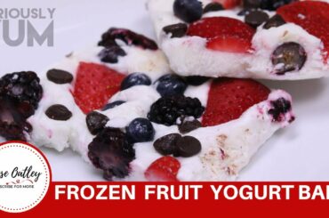 Frozen Yogurt | Fruit Yogurt Bark | Yogurt Bark | Healthy Snack Ideas